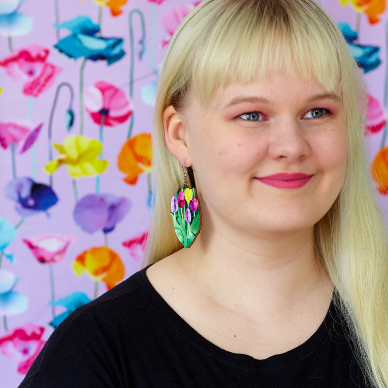 Tulppaanikimppu | Korvikset